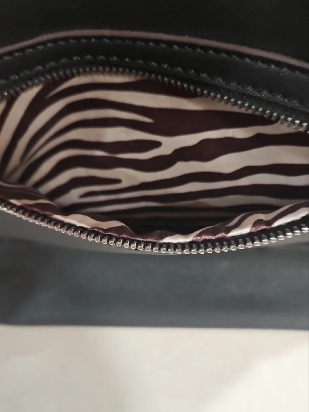 Dana Buchman Black Tote Bag with Front Zip Pocket
